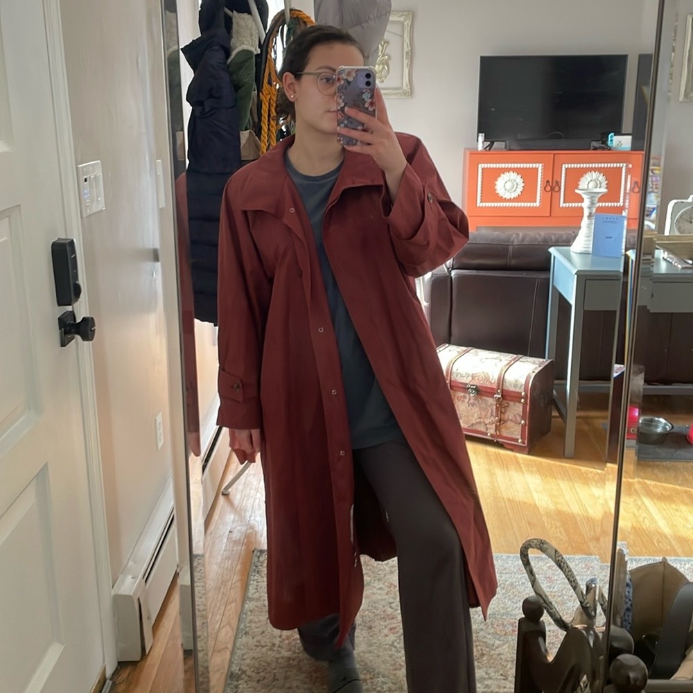 London Fog Vintage Convertible Trench Coat - 12 P